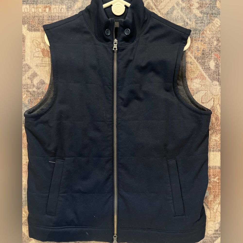 BANANA REPUBLIC Men's Size Medium insulated fleece ZipUp Vest.Flawless condition
